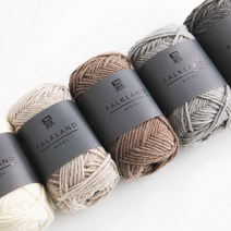 [DARUMA] 다루마 포클랜드 울(Folkland Wool) 50g 다루마실 다루마뜨개실 포클랜드울 뜨개실 털실 울실 야나, 1 에크루