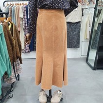 [써스데이아일랜드] 코듀로이 머메이드 롱 스커트 T218MSK234W