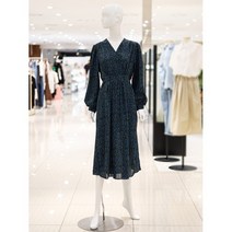 ab.f.z [ab.f.z] 브이넥패턴플레어원피스 (KSW3HO44I)