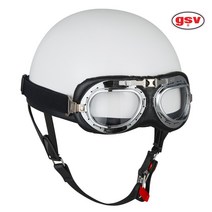 오토바이헬멧 GSV 몬타나 빈티지 고글모헬멧 클래식헬멧 하이바, 3.GSV 몬타나 화이트