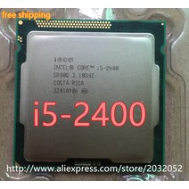 인텔 코어 i5-2400 i5 2400 I5 (3.1Ghz 6MB 4 소켓 1155 5 GT/s DMI) 데스크탑