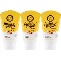 정말 촉촉한 훼이셜 요거트폼 120g x 3개, 정말 촉촉한 훼이셜 요거트폼 12