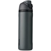 Owala FreeSip 단열 스테인리스 스틸 물병 운동 및 여행 중 사용할 수 있는 빨대 포함 BPA 프리 710 ml 샤이 마시멜로우, 40-Ounce, Grayt