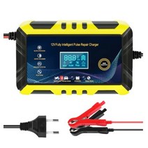 자동차배터리 밧데리 커버 완전 자동 자동차 배터리 충전기 1224v 8a 펄스 수리 lcd 배터리 충전기 자동차 오토바이 납산 배터리 agm 젤 습식
