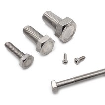 스텐 육각 볼트 SUS 너트 미리 인치 머신 규격 M4 부터 M24 5/16 부터 3/4, M16(16mm), 120mm, 1개