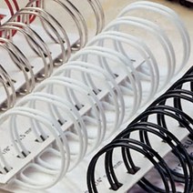 일음쇼핑^^*m카피어랜드 와이어링 11mm (3대1) 100입 화이트제본 제본 스프 와이어 용링 블랙 용스프 기링일medi^*^, ab*^*선택있슴남색