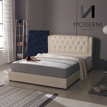 모더니가구 모더니 가죽침대, 아이보리