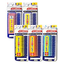 일본 잭스 덴탈프로 치간칫솔 I자형 30p (15p x 2개) 일자형, 0호(4S) x 2개, 0호(4S) x 2개