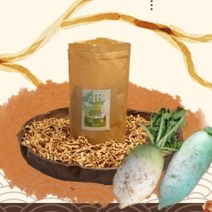 더바른식탁 무말랭이 차 100g 볶은 무말랭이차 국산 카페인 없는 차 기관지에 좋은차, 무말랭이차 1봉지