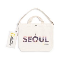 [국내 매장판] 내셔널지오그래픽 N225ATO580 시티 에코백 SEOUL IVORY