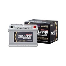 GM쉐보레 이쿼녹스 쏠라이트 자동차 배터리 AGM70L, 단품