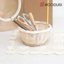 우드리 흔한 바구니 라탄 DIY 키트 전통 공예 소품