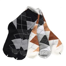 여성 명품 아가일 캐주얼 중목 양말 여자 학생 예쁜 패션 삭스 5켤레 양말세트