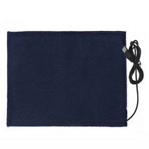 허리찜질기 배온열기 복부 온열 찜질 벨트 휴대용 USB 전기 난방 패드 3 기어 온도 조절 DIY 열 조끼 재, 01 Black