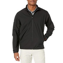 Callaway 남성용 긴소매 옵티 리펠 풀지퍼 바람막이 재킷 블랙 L
