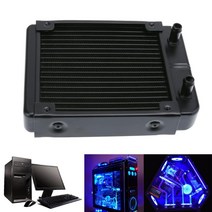 1Pc 전체 알루미늄 120mm 수냉식 라디에이터 18 채널 CPU-120 컴퓨터 LED 수냉식, default