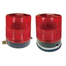 태양광 소형 LED 경광등 125파이, 자석식, 1개