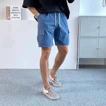 간빠레 펩톤 일등 밴딩 카고 반바지 7color