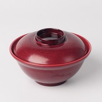 멜라민 칠기 일식 돈부리그릇, 실리콘돈부리1set(52_적색)