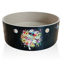 띵가띵가 고양이용품 - 스크레쳐 버닝 플라워 처 고양이 미묘스크 캣폴 가리가리스크 블랙 ghddprjs*69855265RQ, 1, 본상품선택