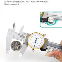 금속 버니어 캘리퍼 다이얼 고정밀 계기 게이지 목공 측정 도구, 01다이얼 캘리퍼스