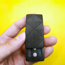 마그네틱 피젯 슬라이더 EDC 장난감 스트레스 방지 성인 핸드 스피너 하드 우드 푸시 해소 감각 완구 자폐, 11 Geometry Ebony