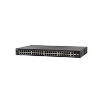 Cisco SG350X-48P 스태커블 중앙 관리 스위치 48 기가비트 이더넷(GbE) 포트 10G 콤보 2개 + SFP+ 382W PoE 제한된 수명 보호(SG350X-48P-K, 48-port (1G) / PoE+/ 382W / 4x