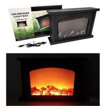 장식용 모닥불 난로 조명 LED 전기 벽난로 느낌있는선물 감성인테리어