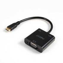 미니 HDMI 입력 to VGA 출력 영상 컨버터, 바디챔버 본상품선택