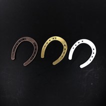 말발굽 소품 편자 1P 인테리어 풍수지리 집들이 개업 선물 행운 장식 금전운 번창 재물 액막이, C_실버