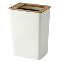 목재 원목 더스트 박스 Trash bin can 7.5 리터 9 L 작은 오픈 소 형 기저귀 욕실 더스트박스, 2. 대형 9L
