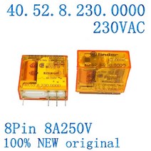 파인더 릴레이 40.52.8.230.0000 230VAC 8 핀 8A250V 100%-신제품-오리지널, 한개옵션0