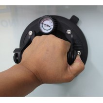 차징샵유통 진공게이지 1구 유리흡착기 철판 유리 운반 떨어지지않는, 8인치 에어게이지 유리흡착기