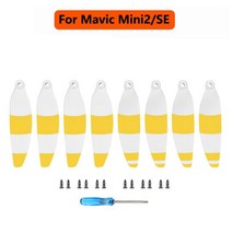 드론 프로펠러 DJI 미니 2/SE 경량 윙 팬용 4 쌍 4726 소품 블레이드 교체 액세서리 용 예비 부품, [11] 8 pcs Blue