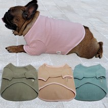 프렌치불독옷 프불옷 잉글리쉬 불독 중형견 강아지 xl 2xl 3xl 옷, 카키그레이