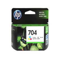 HP 정품 CN692AA NO.704 검정 데스크젯 K110A K010A 잉크, CN693AA NO.704(컬러), 1개