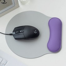 자석 쿠션 손목 보호 마우스패드 컴퓨터 사무실 패드, 또하는밤 쿠션패드 그레이+퍼플, 또하는밤 본상품선택