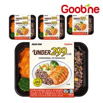 굽네 UNDER 299 곤약현미야채영양밥&레드크림커리닭가슴살 190g, 6팩