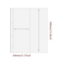 10 팩 A4 포토 앨범 클리어 슬리브 4x6 인치 탑로더 포토카드 엽서 바인더 시트 리필 페이지 2 4 6 9 포켓 PVC 무료, V 2 pockets 10pcs