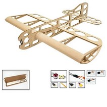 RC 비행기 GEEBEE 목재 모델 600mm 윙스팬 발사 키트, R0204