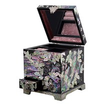 H.jin 나전칠기 자개 보석함 인테리어소품 전통공예품 소품 선물세트, 나전칠기 설합 비밀 보석함 大