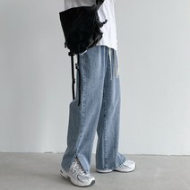 루트 와이드트임 데님팬츠