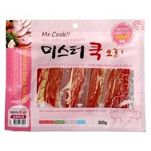 미스터쿡 강아지 간식 스테이크, 오리, 300g, 60개