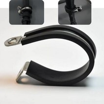 파이프 호스 튜브 고정 클램프 스텐 304 P클립 28mm