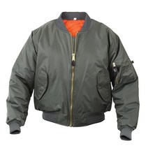 ROTHCO 7323 MA-1 FLIGHT JACKET (SAGE GREEN) MA-1 FLIGHT JACKET (SAGE GREEN)