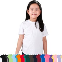 미소어패럴 공장직영 아동 20수 라운드 반팔 티셔츠