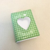 3 인치 격자 무늬 사진 앨범 40 포켓 만화 그림 스토리지 케이스 카드 홀더 스위트 스타 Photocard 바인더 미니 수집 도서, D4