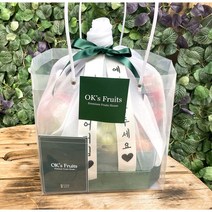 [팔각상자 S M] 부산 대구 대전 울산 포항 과일바구니 예단 이바지 상견례 옥이네과일, 팔각상자M (카키)