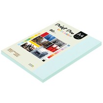종이문화 프린트프로 칼라복사지 A4 80g No.15 아쿠아블루 125매