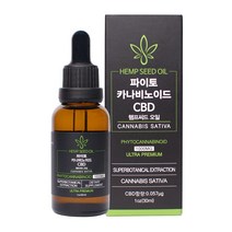 파이토카나비노이드 CBD 햄프씨드 오일 30ml 식약처 정식통관 미국산 대마종자유, 30ml x 2병